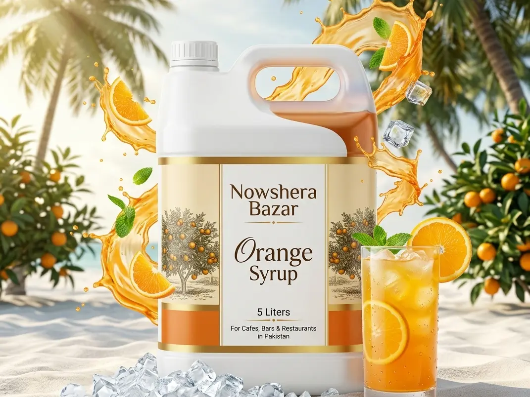 Orange Syrup 5L Bulk Pack