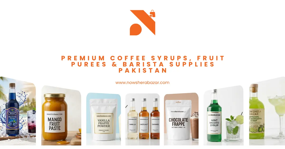 Premium slush syrups in Pakistan by Nowshera Bazar