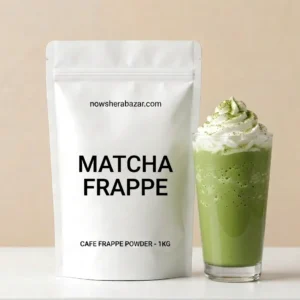 Matcha Frappe Powder by Nowshera Bazar vibrant green cafe blend