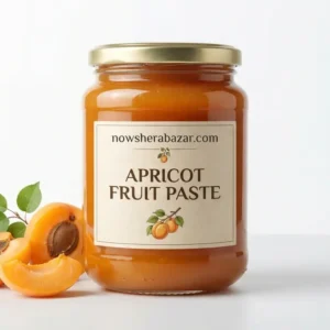 Golden Apricot Fruit Paste in commercial packaging by Nowshera Bazar