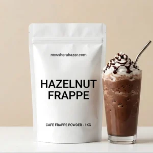Hazelnut Frappe Powder by Nowshera Bazar in cafe-grade packaging