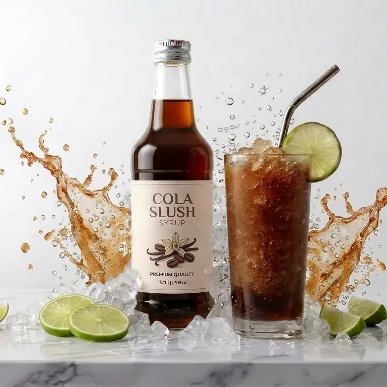 Cola Slush Syrup Pakistan bottle by Nowshera Bazar for cafes and slush machines
