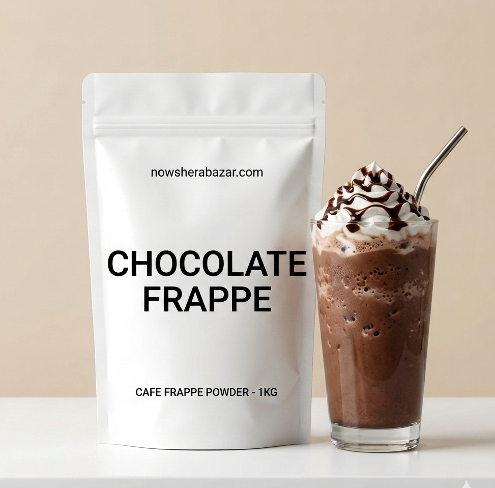 Chocolate Frappe Powder by Nowshera Bazar commercial pack for cafes